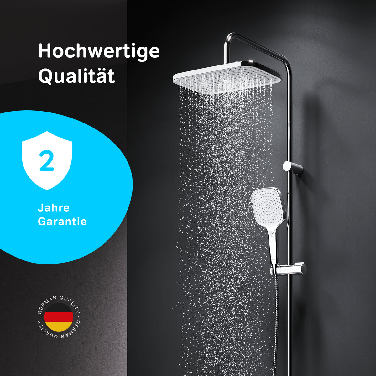 Duschsystem Play mit Regendusche – F078W000