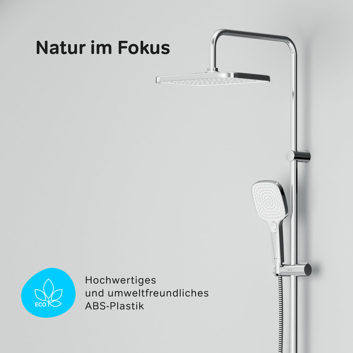Duschsystem Play mit Regendusche – F078W000