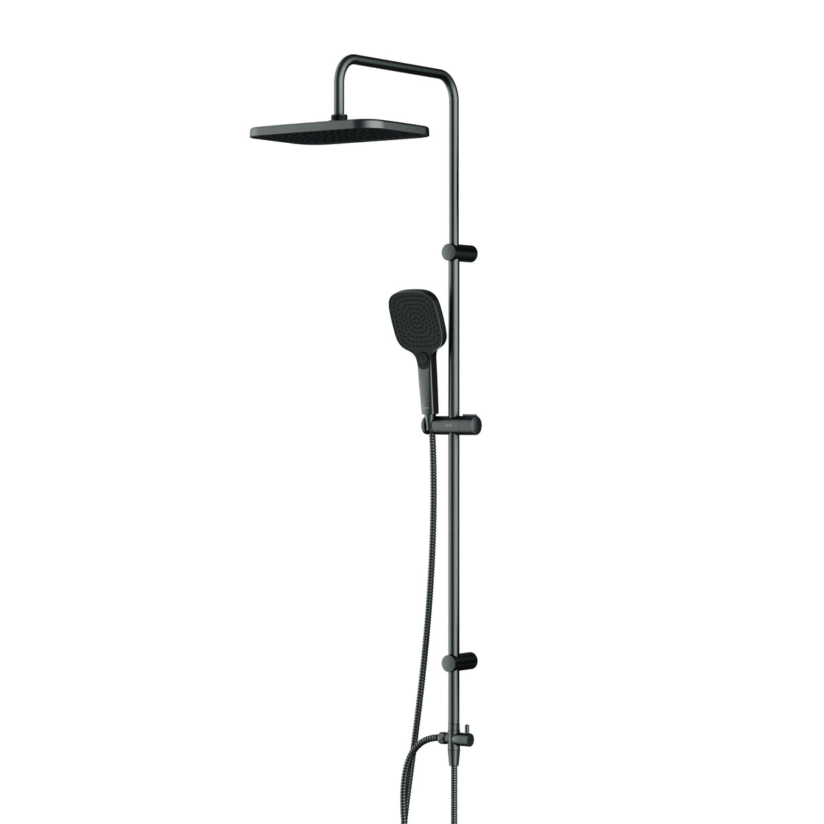 Duschsystem Play mit Regendusche, Schwarz – F078W022