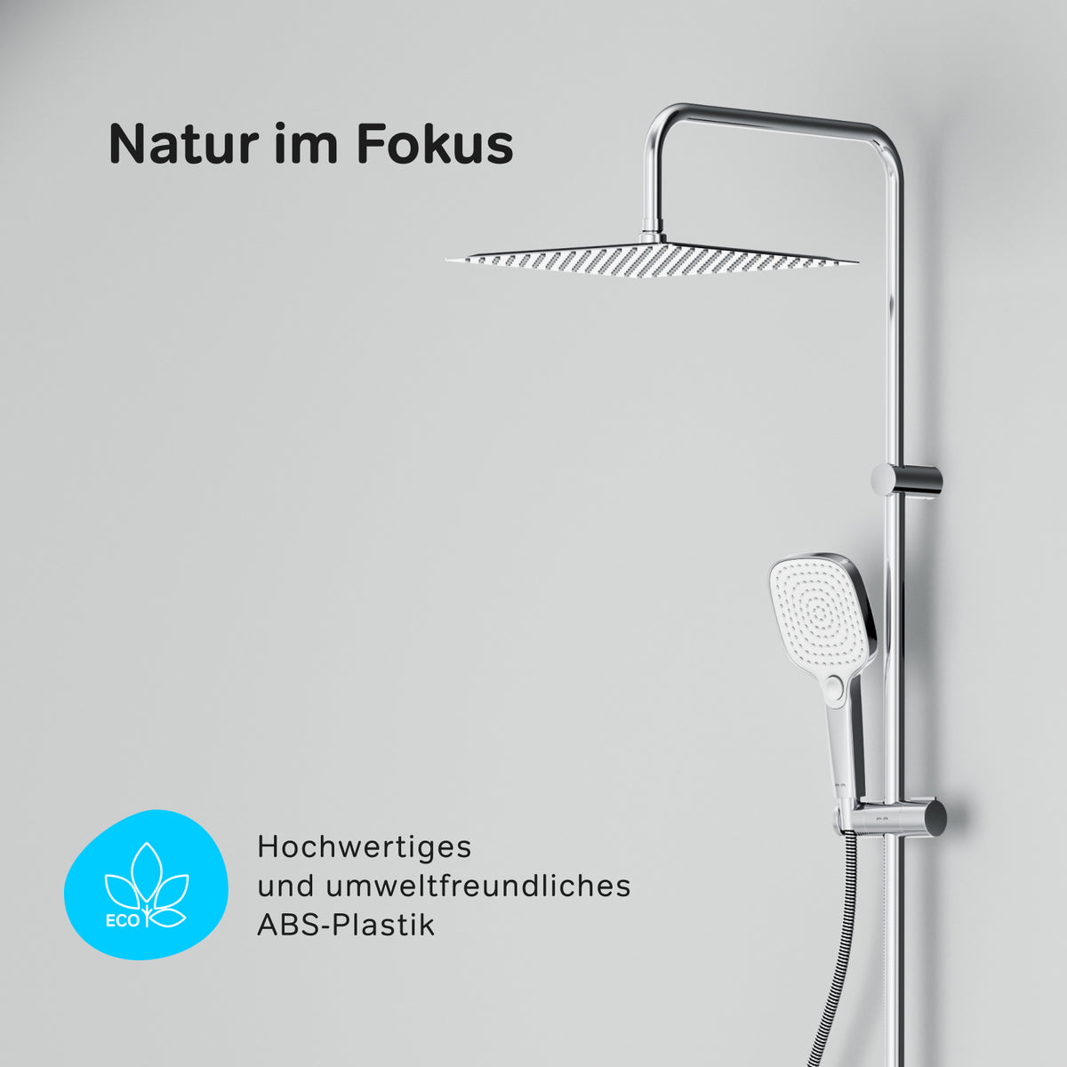Système de douche ludique avec douche à effet pluie–F078X000
