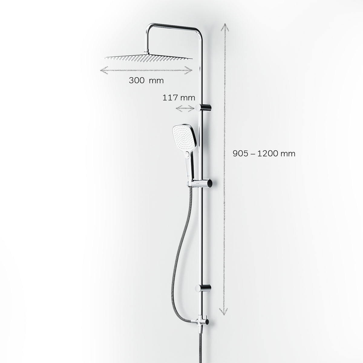 Système de douche ludique avec douche à effet pluie–F078X000