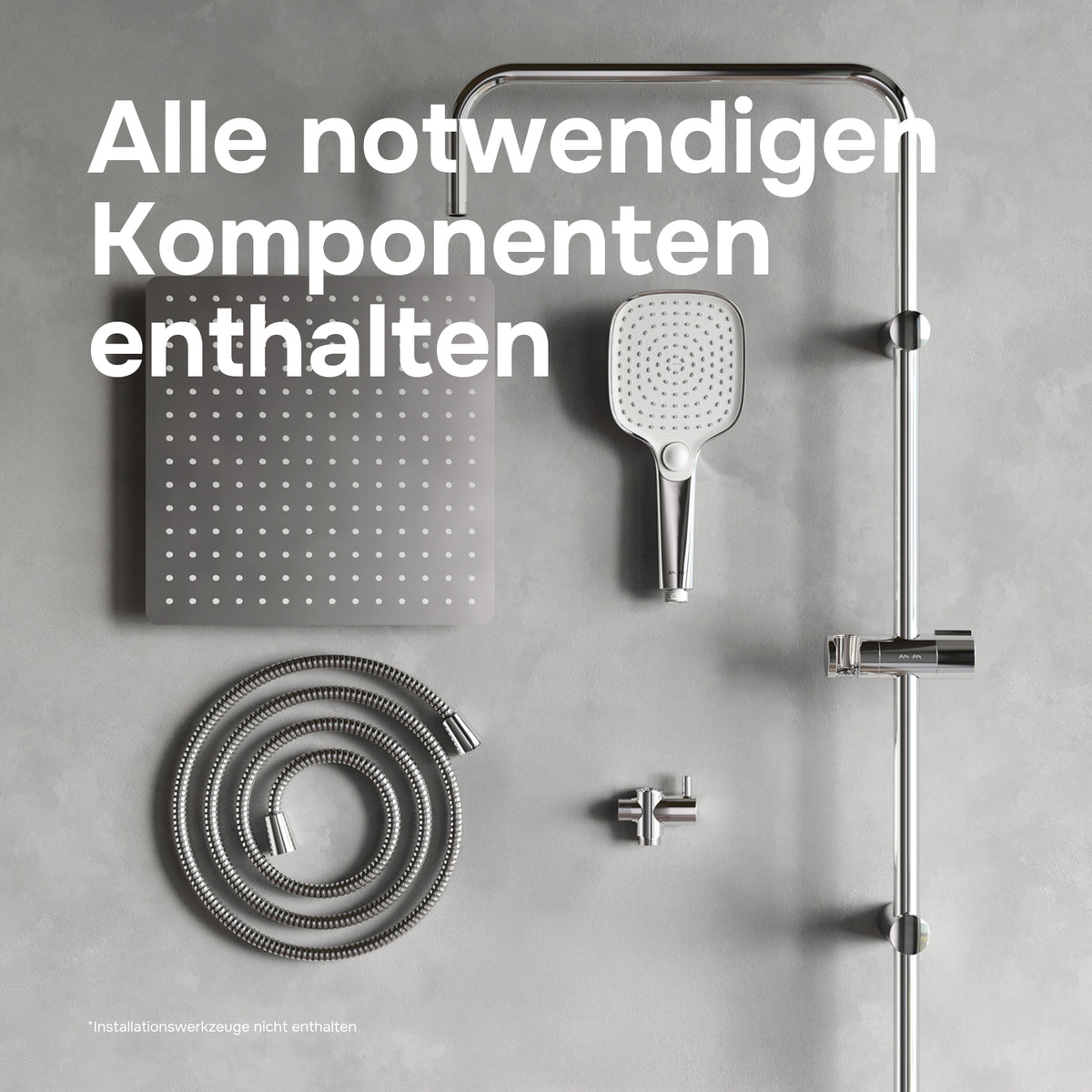 Système de douche ludique avec douche à effet pluie–F078X000