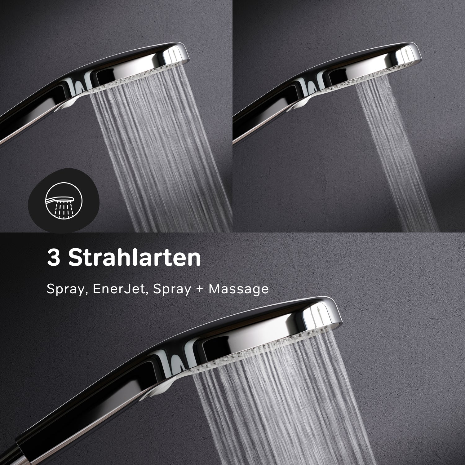 F078X000 Duschsystem Play Regendusche set Duschsäule