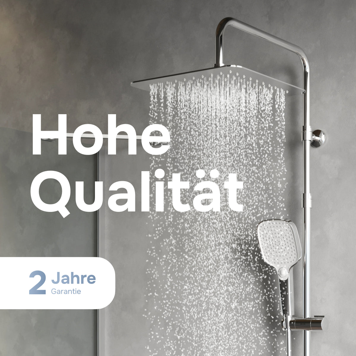 Système de douche ludique avec douche à effet pluie–F078X000