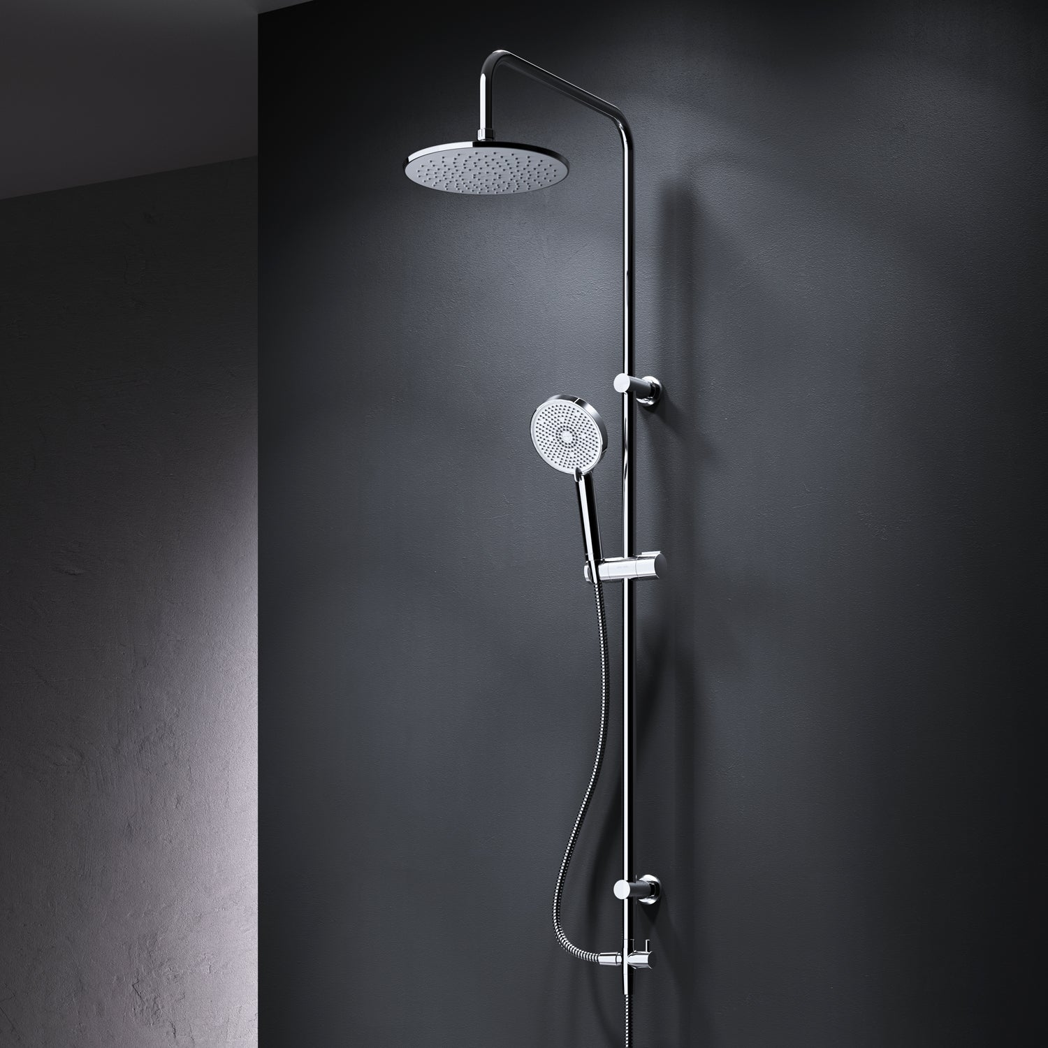 Système de douche F078Y000 Ensemble de douche à effet pluie avec colonne de douche