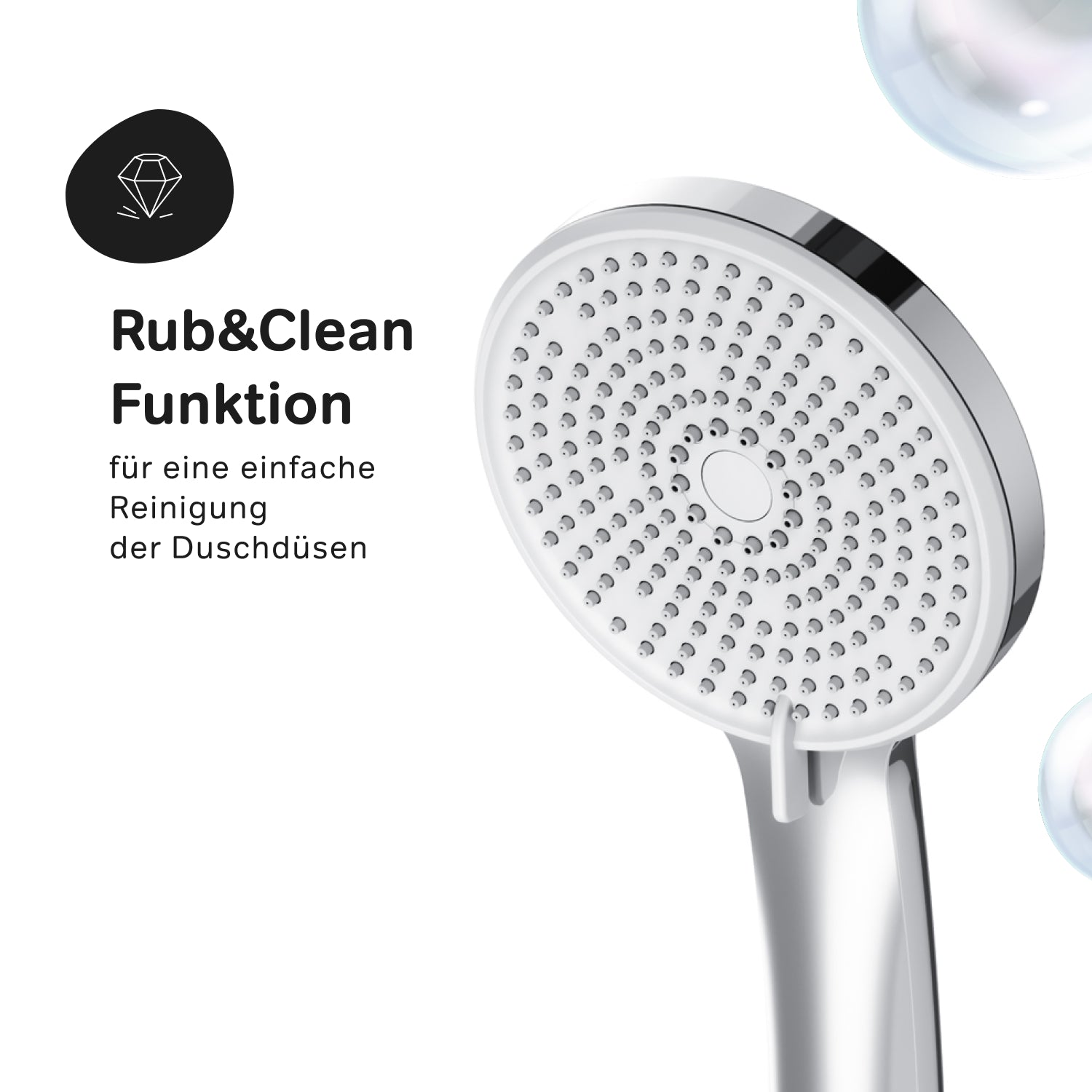 Système de douche F078Y000 Ensemble de douche à effet pluie avec colonne de douche