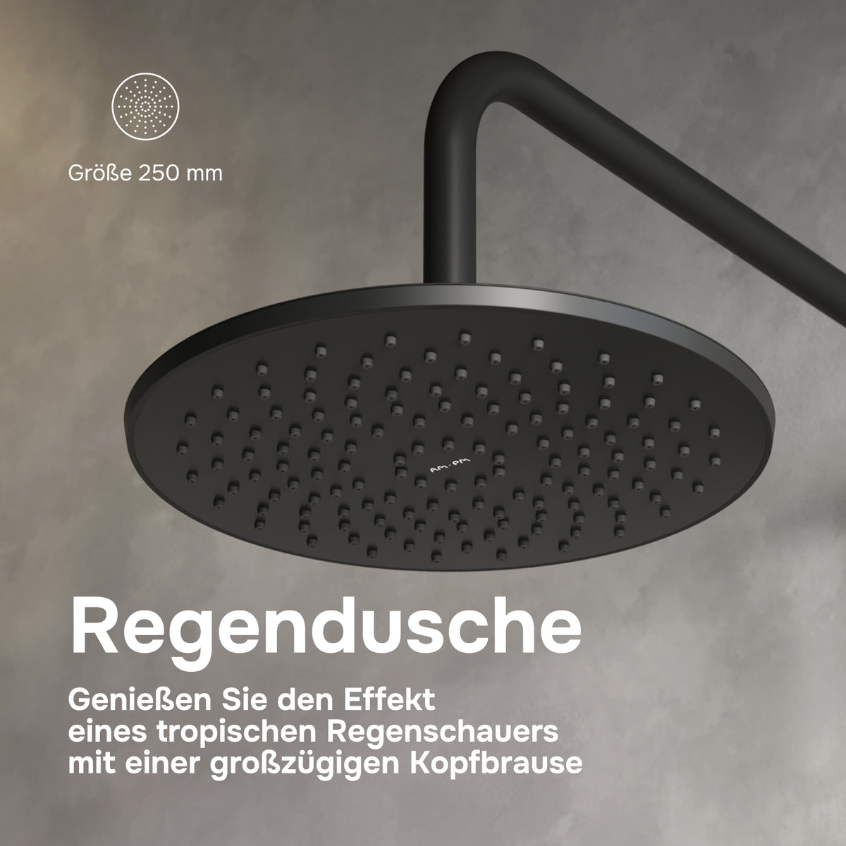 Duschsystem Play mit Thermostat und Regendusche – F078Y422