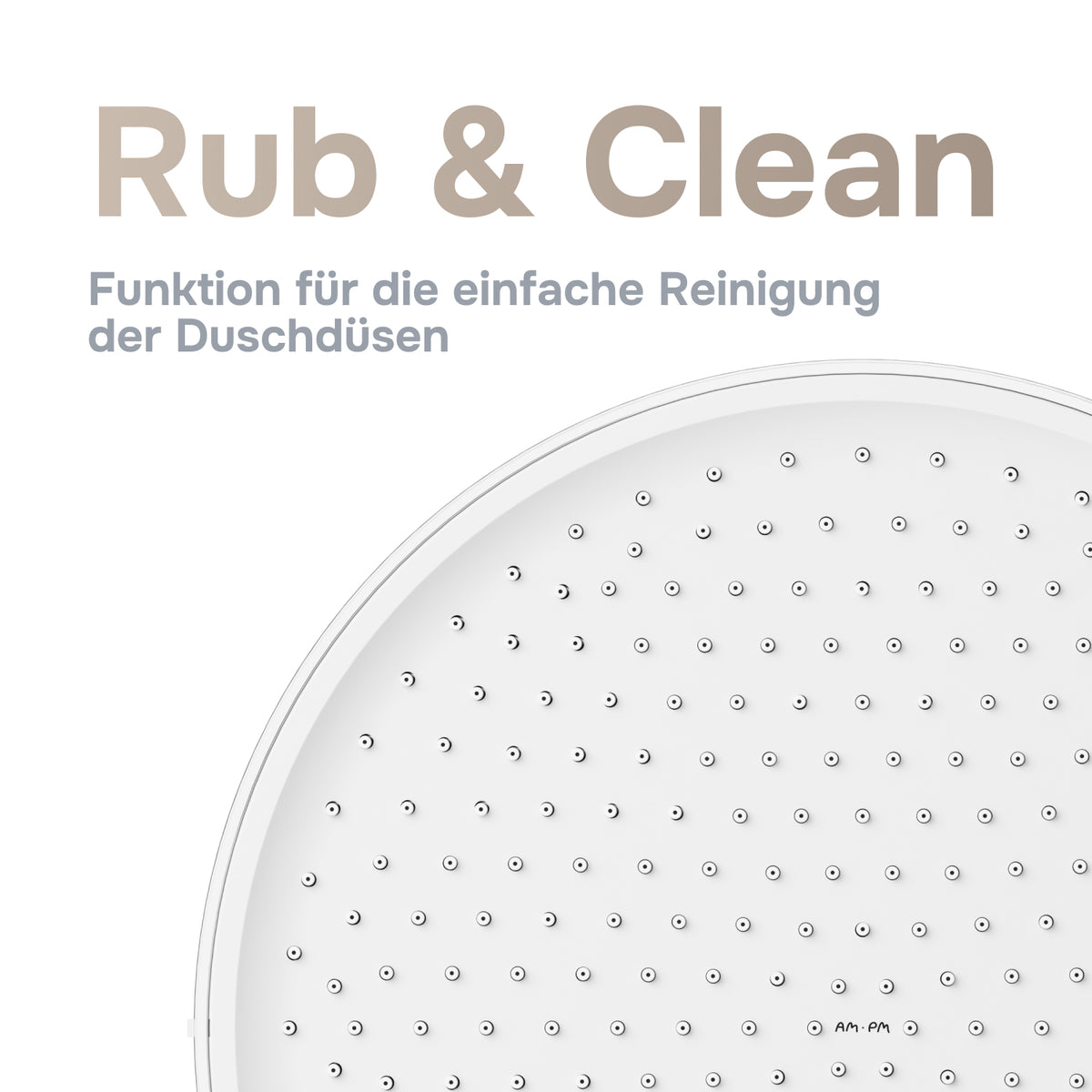 Duschsystem Play mit Thermostat und Regendusche – F078Z400