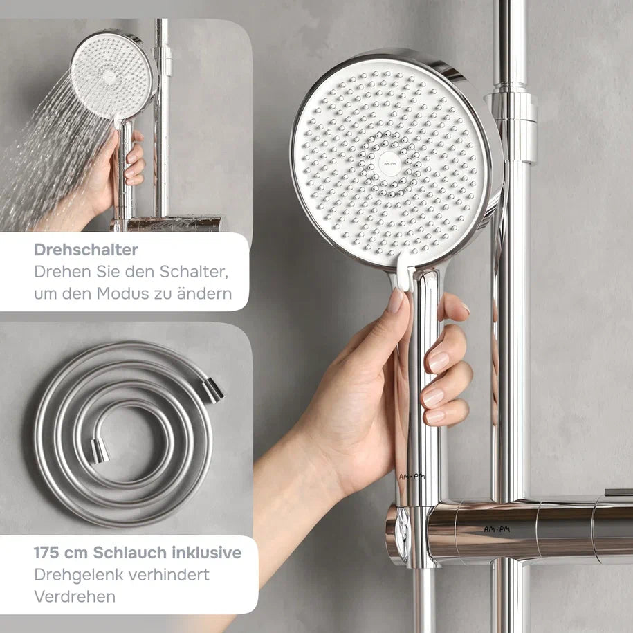Système de douche ludique avec douche à effet pluie–F078Y000