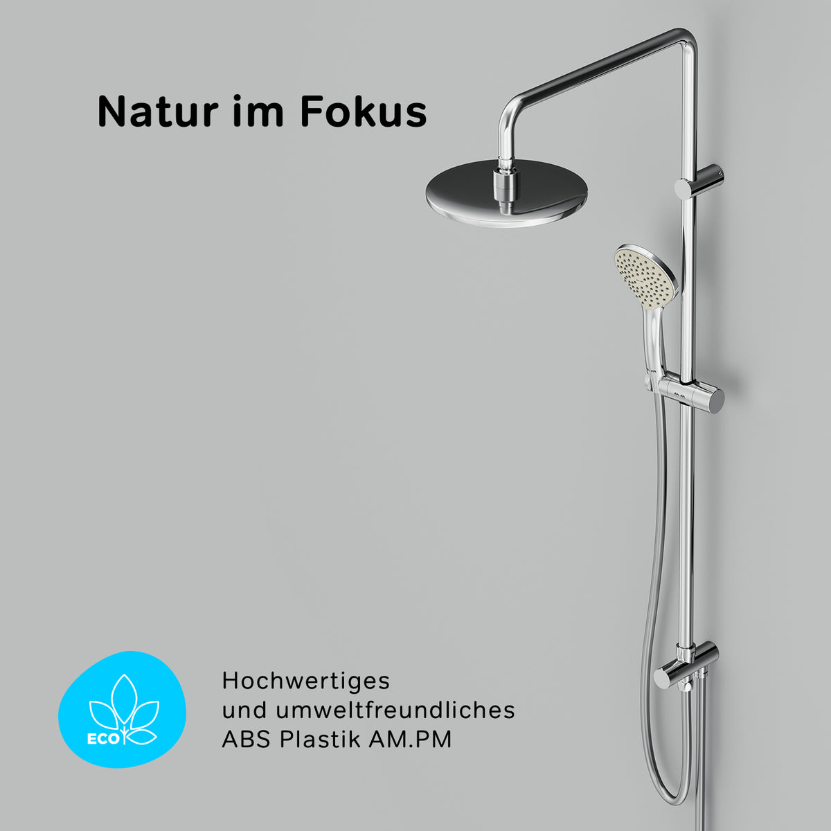F0790000 Duschsystem Gem Regendusche set Duschsäule ampm-store.de
