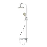 F079H700 Duschsystem mit Regalmischer Flash Regendusche set Duschsäule ampm-store.de