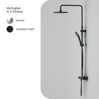 F07LA422 Like ShowerSpot mit Thermostat Duscharmatur schwarz | Online Store von AM.PM