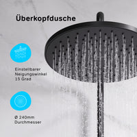 F07LA422 Like ShowerSpot mit Thermostat Duscharmatur schwarz | Online Store von AM.PM