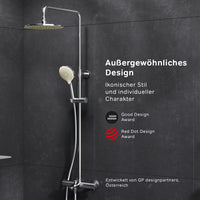 F07LA500 Like ShowerSpot mit Thermostat Armatur und Wanneneinlauf | Online Store von AM.PM