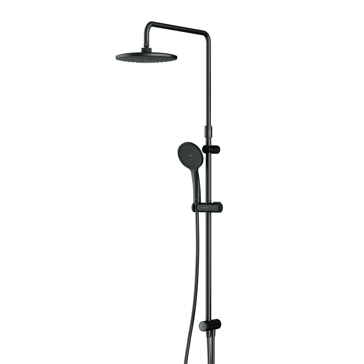 F07TA022 Duschsystem Hit Regendusche set Duschsäule, Schwarz ampm-store.de
