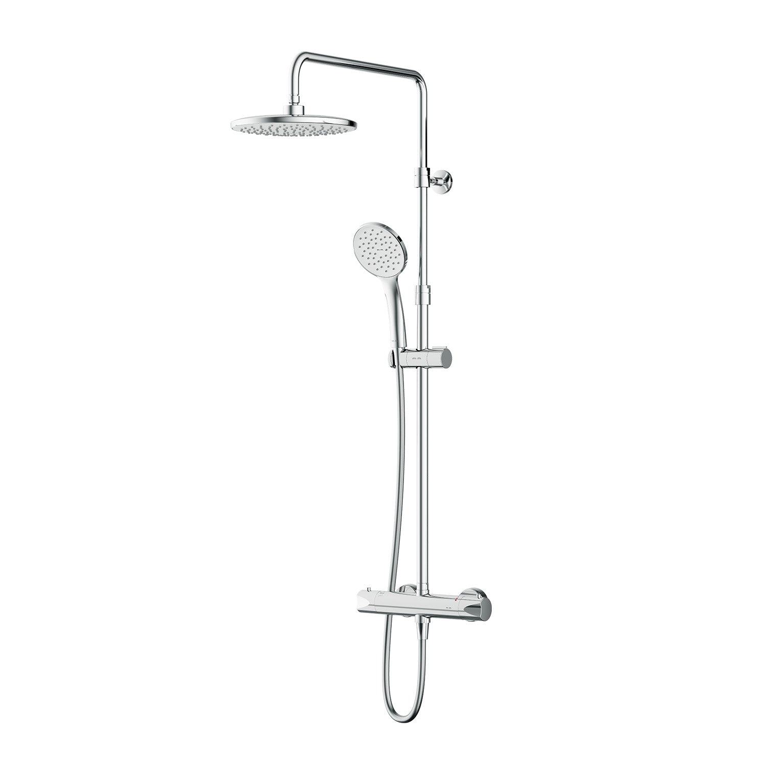 F07TA400 Duschsystem mit Thermostat Duscharmatur Hit Regendusche set Duschsäule ampm-store.de