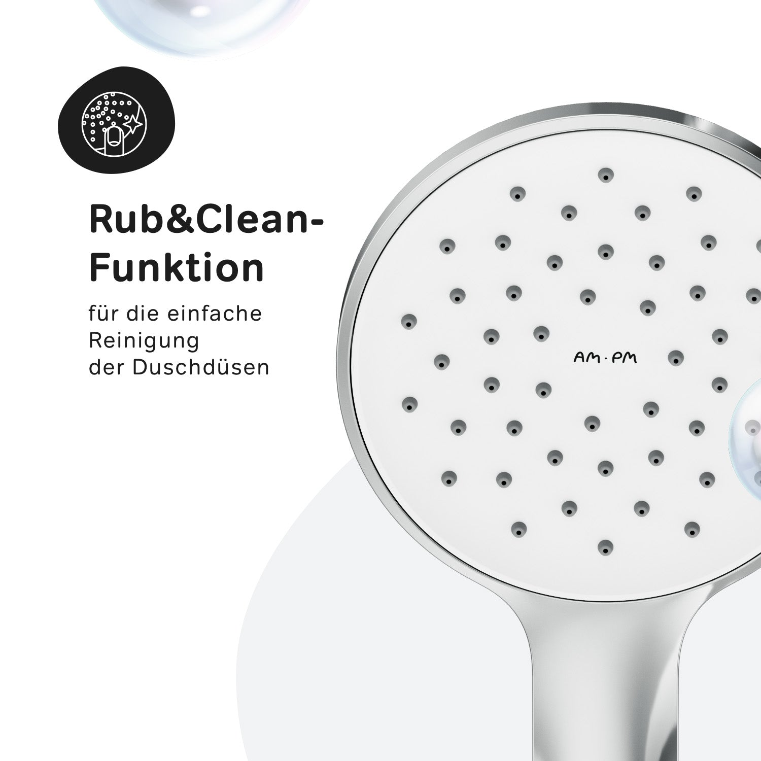 F07TA400 Duschsystem mit Thermostat Duscharmatur Hit Regendusche set Duschsäule ampm-store.de