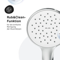 F07TA400 Duschsystem mit Thermostat Duscharmatur Hit Regendusche set Duschsäule ampm-store.de