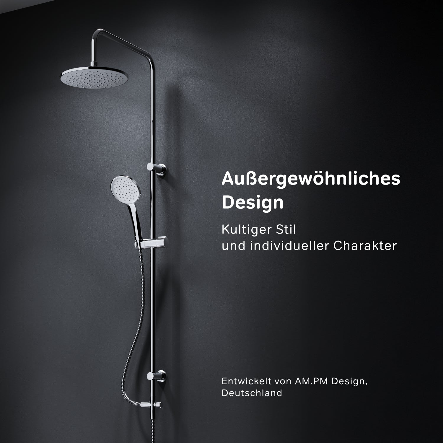 F07TB000 Système de douche Hit ensemble de douche à effet pluie colonne de douche