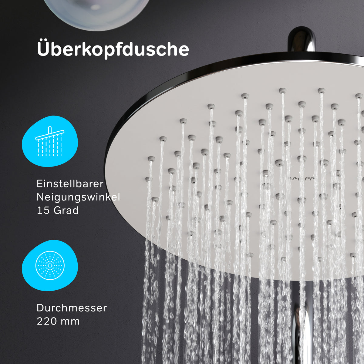 Système de douche à effet pluie–F07TB000