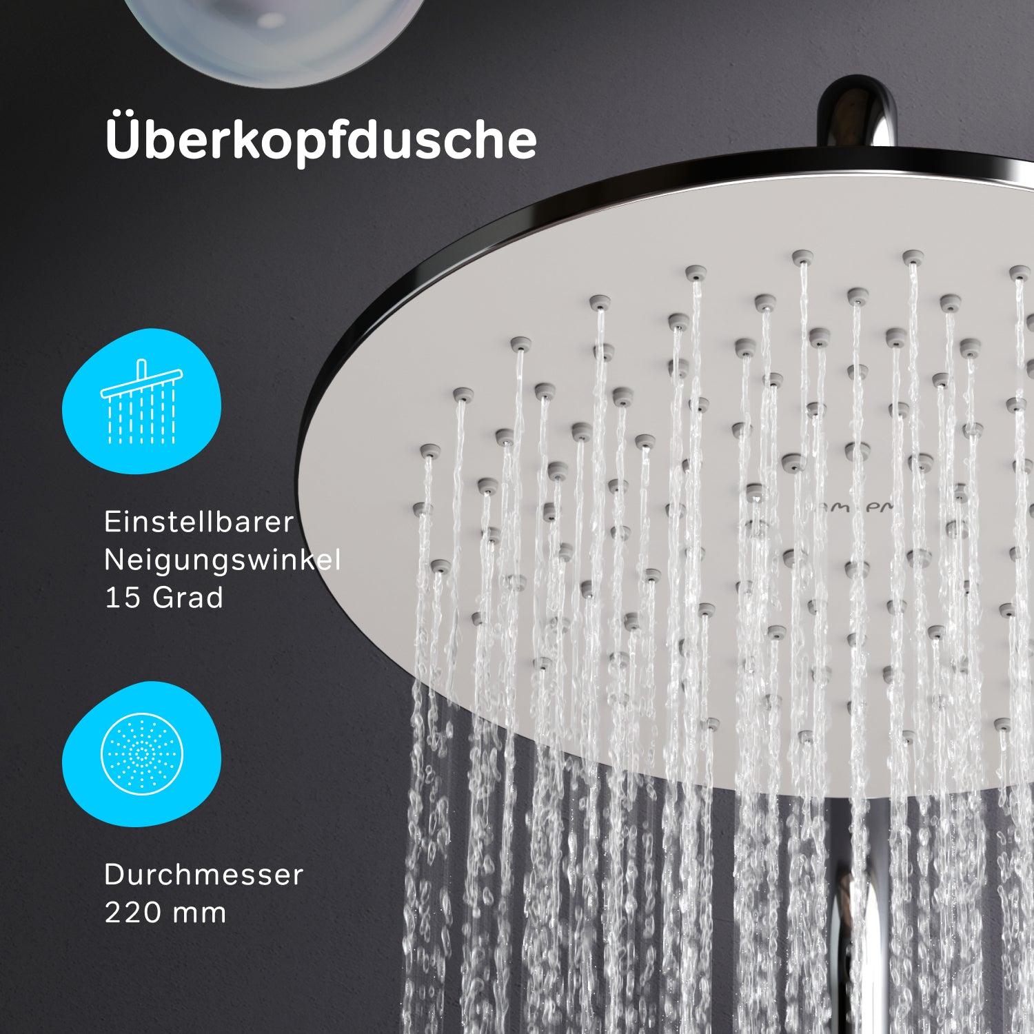 F07TB000 Système de douche Hit ensemble de douche à effet pluie colonne de douche