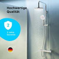F07XA400 Duschsystem mit Thermostat Duscharmatur X-Joy Regendusche set Duschsäule ampm-store.de