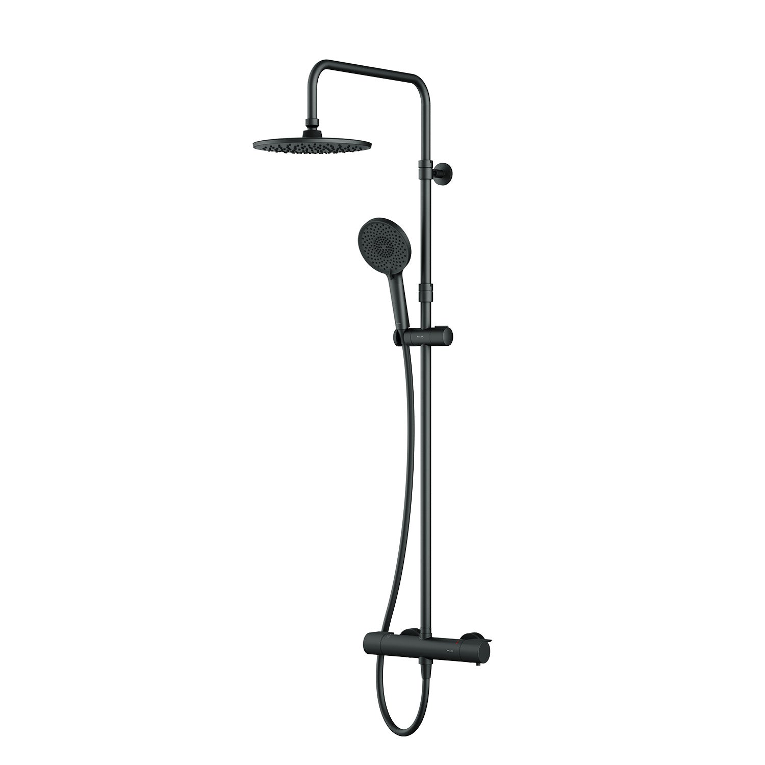 F07xa422 x-joy spot de douche avec thermostat robinet de douche, noir