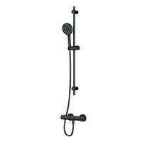 F428XA46 X-Joy Armaturen-Set: Thermostat Duscharmatur und Duschset, schwarz ampm-store.de