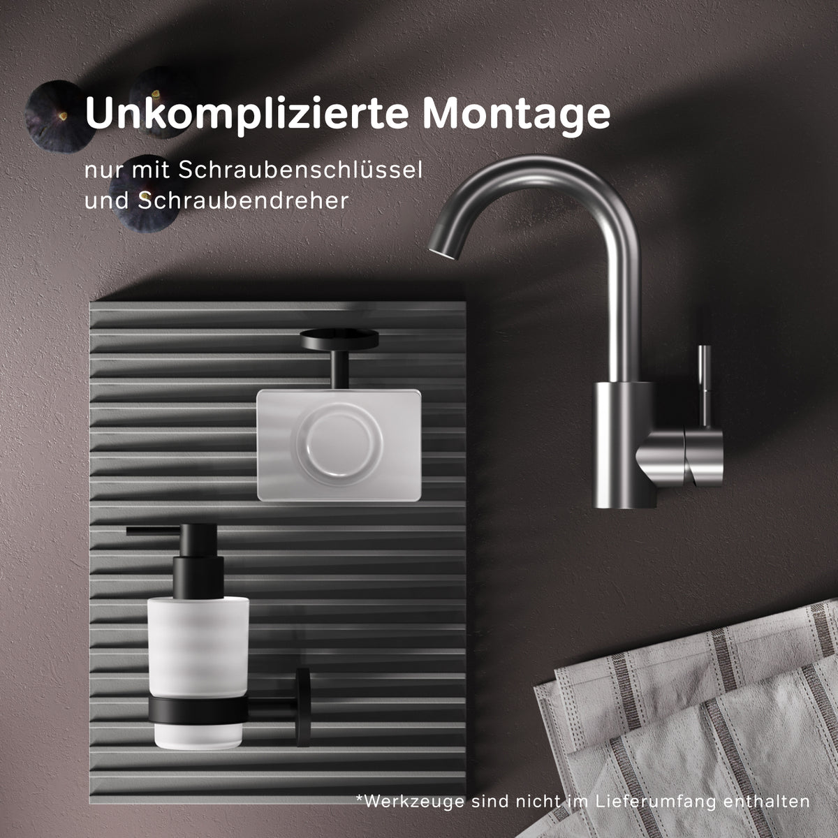 Küchenarmatur X-Joy S mit schwenkbarem Auslauf und EcoStart, Satin – F85B02711