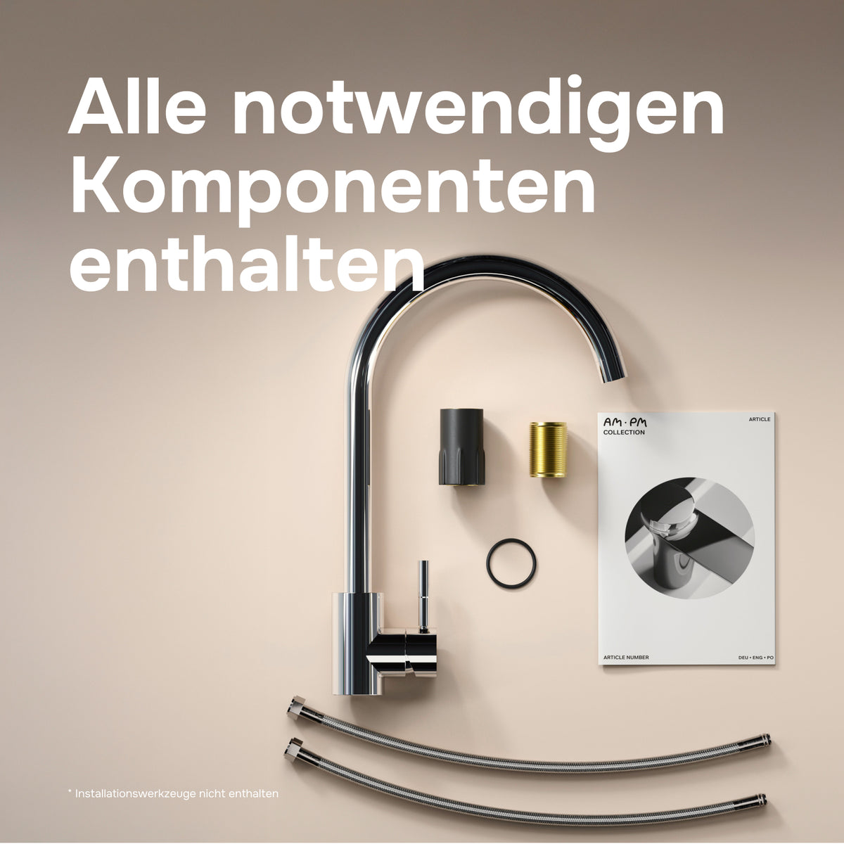 Küchenarmatur X-Joy S mit schwenkbarem Auslauf und EcoStart – F85B07100