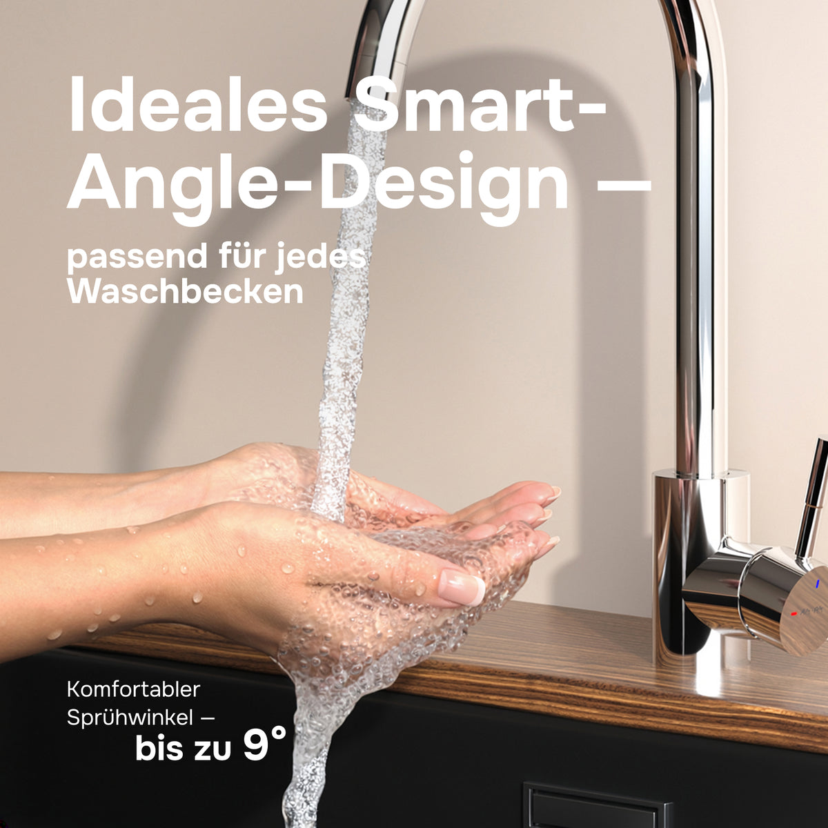 Küchenarmatur X-Joy S mit schwenkbarem Auslauf und EcoStart – F85B07100