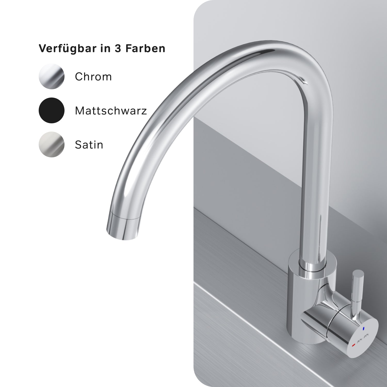 F85B07100 Küchenarmatur X-Joy S Spültischarmatur Küche Spültisch-Einhebelmischer