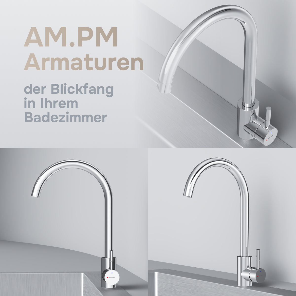Küchenarmatur X-Joy S mit schwenkbarem Auslauf und EcoStart – F85B07100