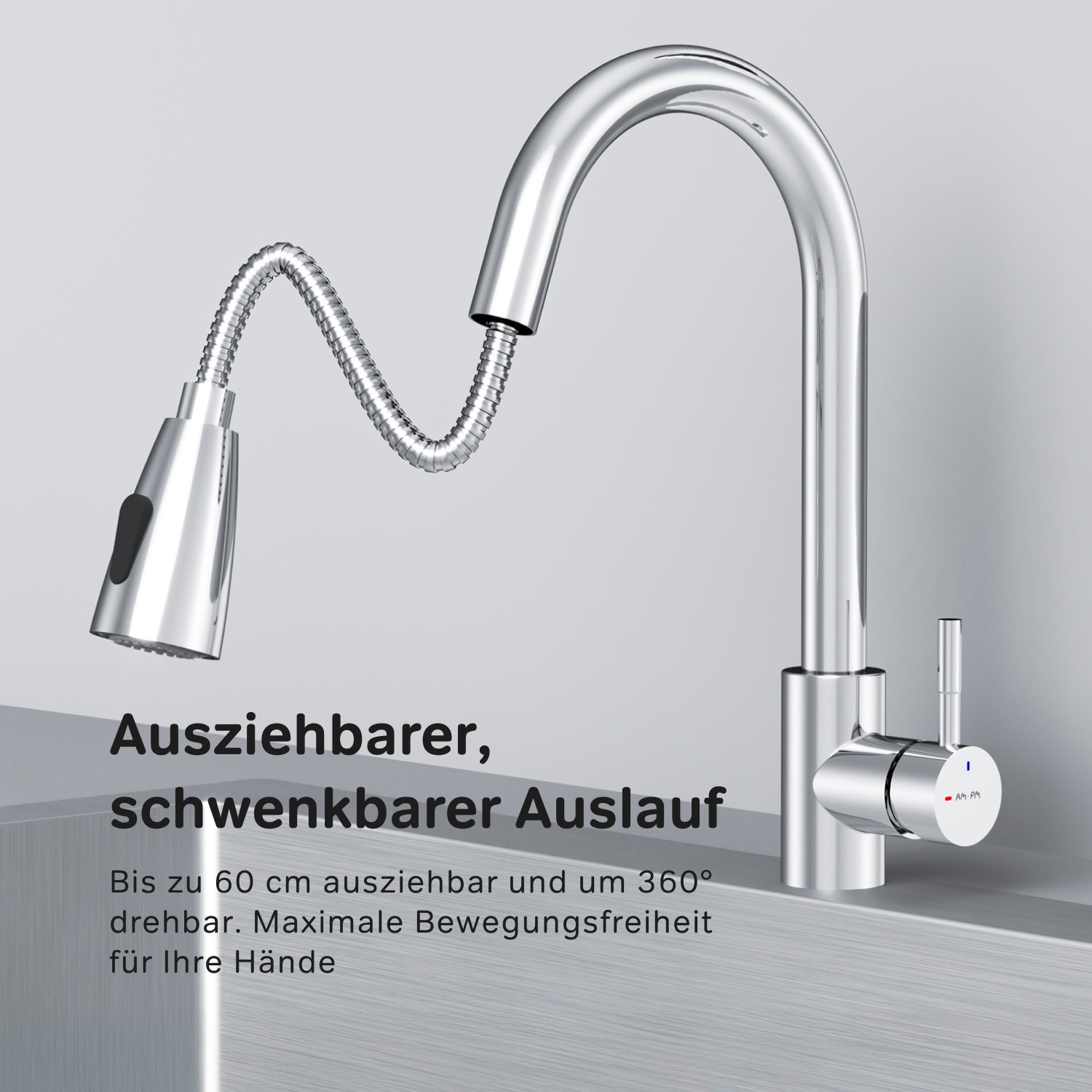 F85B07500 Küchenarmatur X-Joy S Spültischarmatur Küche Spültisch-Einhebelmischer