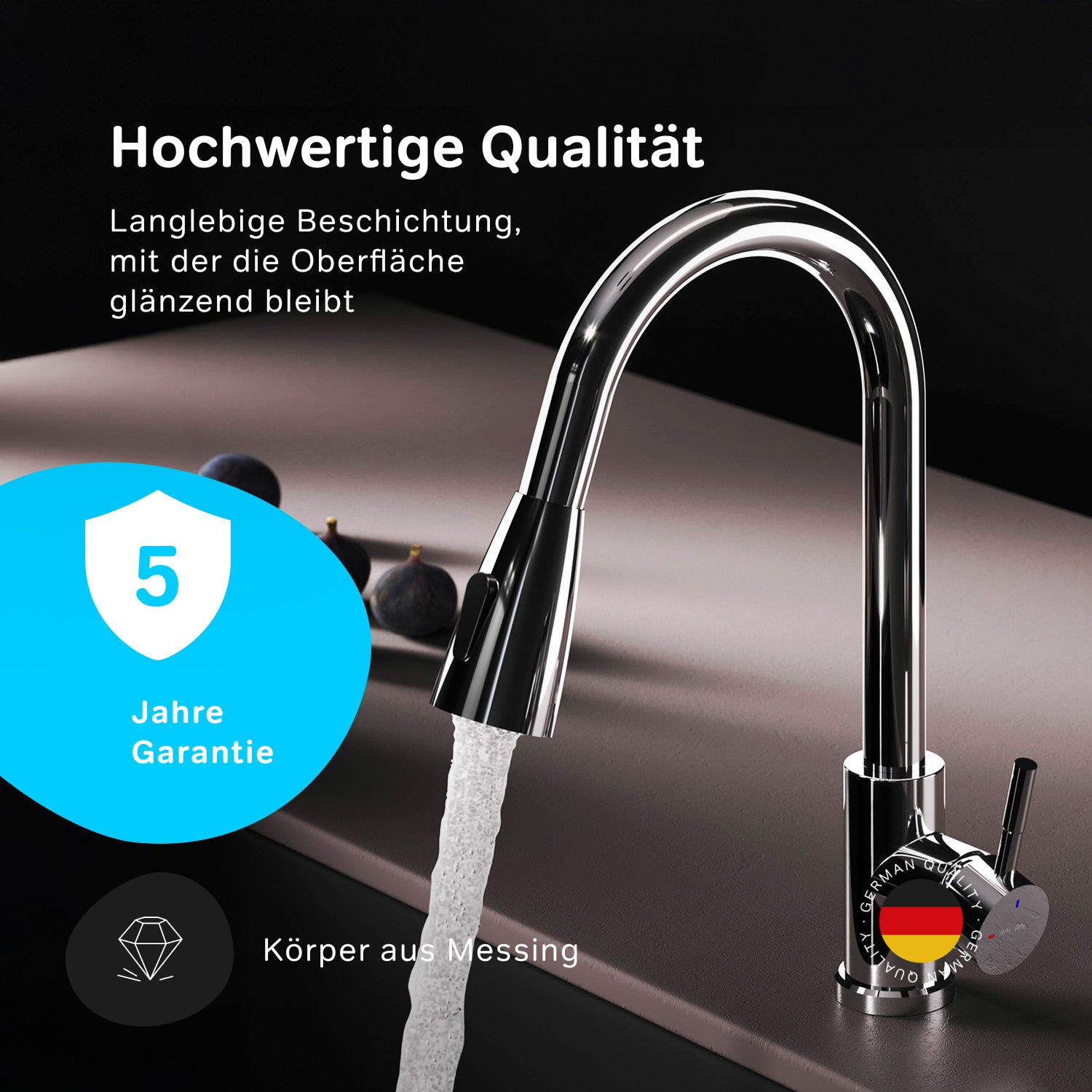 F85B07500 Küchenarmatur X-Joy S Spültischarmatur Küche Spültisch-Einhebelmischer