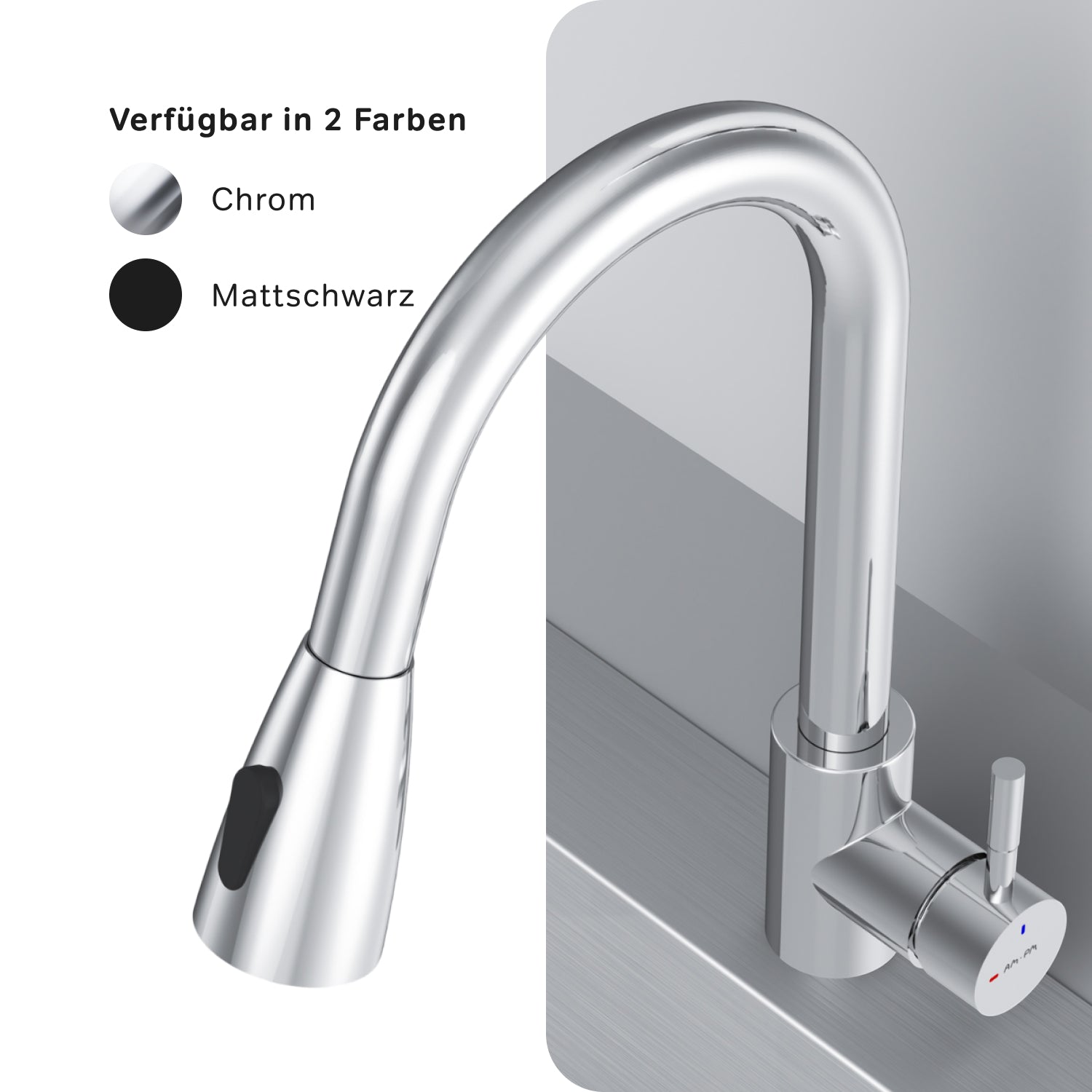 F85B07500 Küchenarmatur X-Joy S Spültischarmatur Küche Spültisch-Einhebelmischer