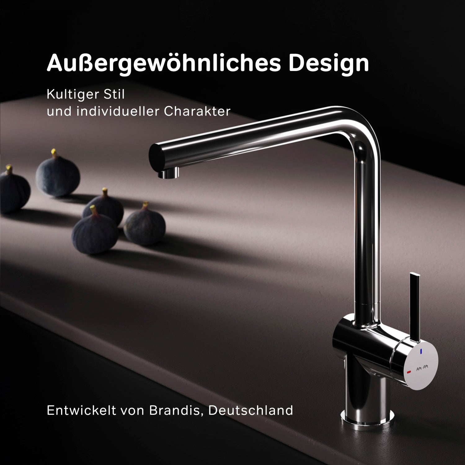 Robinet de cuisine F8F05000, mitigeur monocommande pour évier de cuisine. 