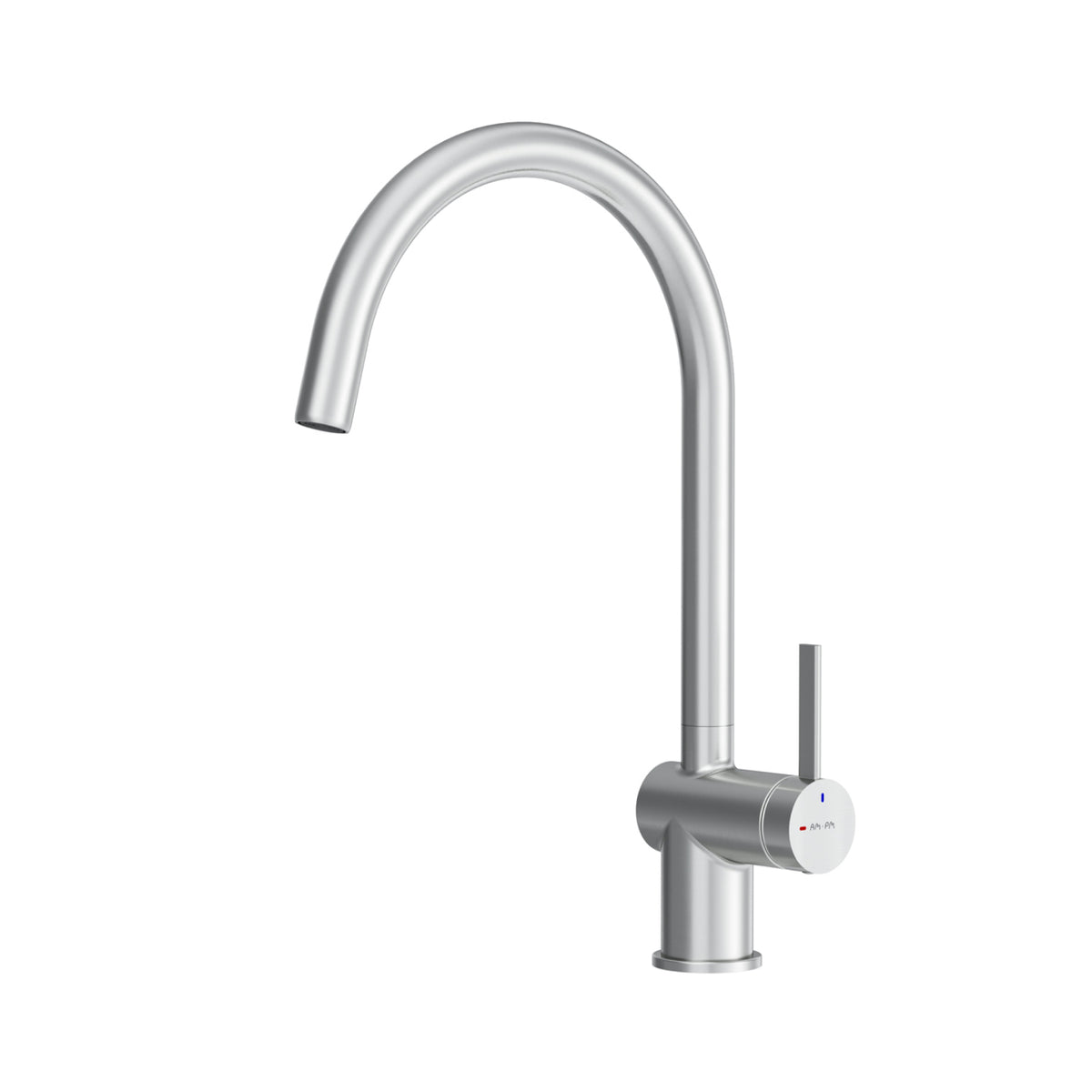 Robinet de cuisine Func avec bec pivotant et EcoStart, finition satinée–F8F07011