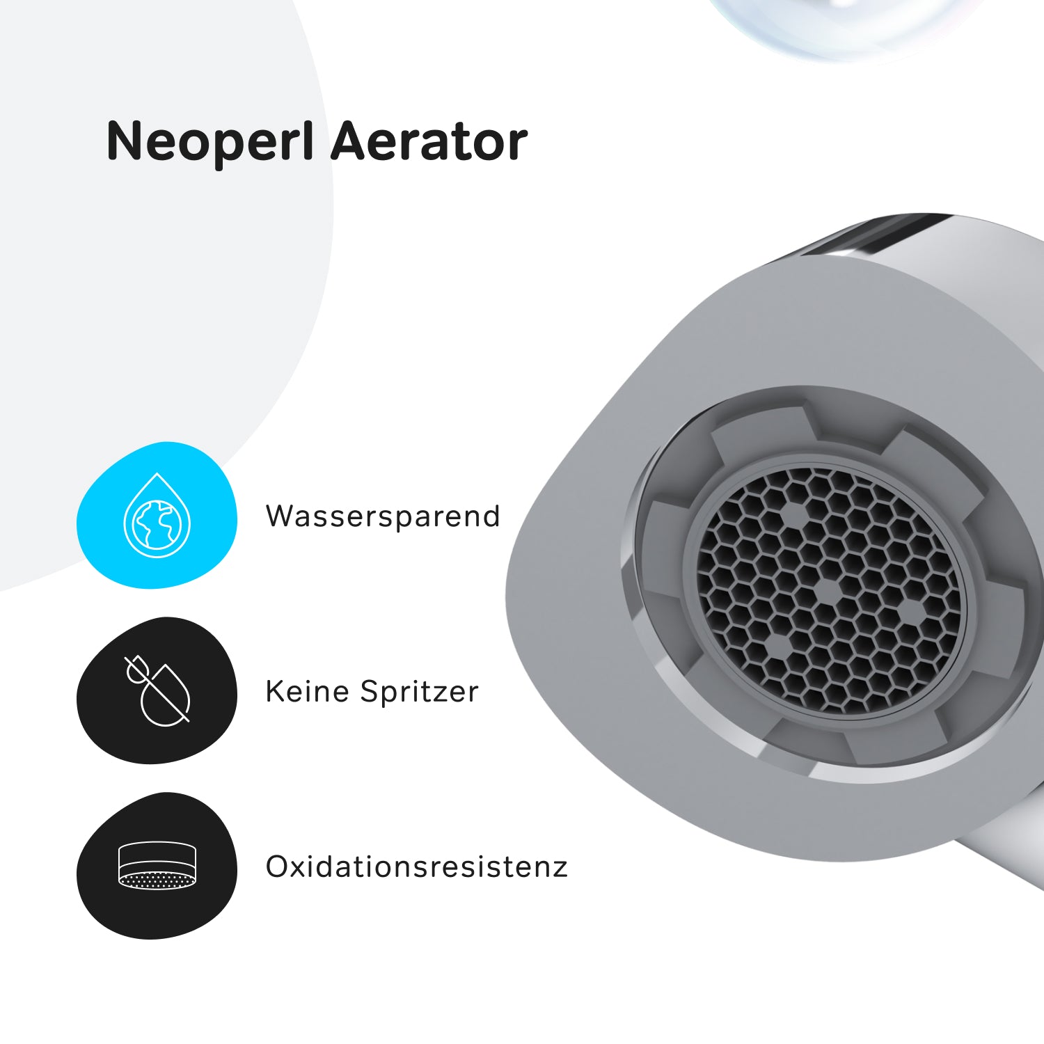 Robinet de salle de bain F8F82100 avec robinet de lavabo et bonde à clic