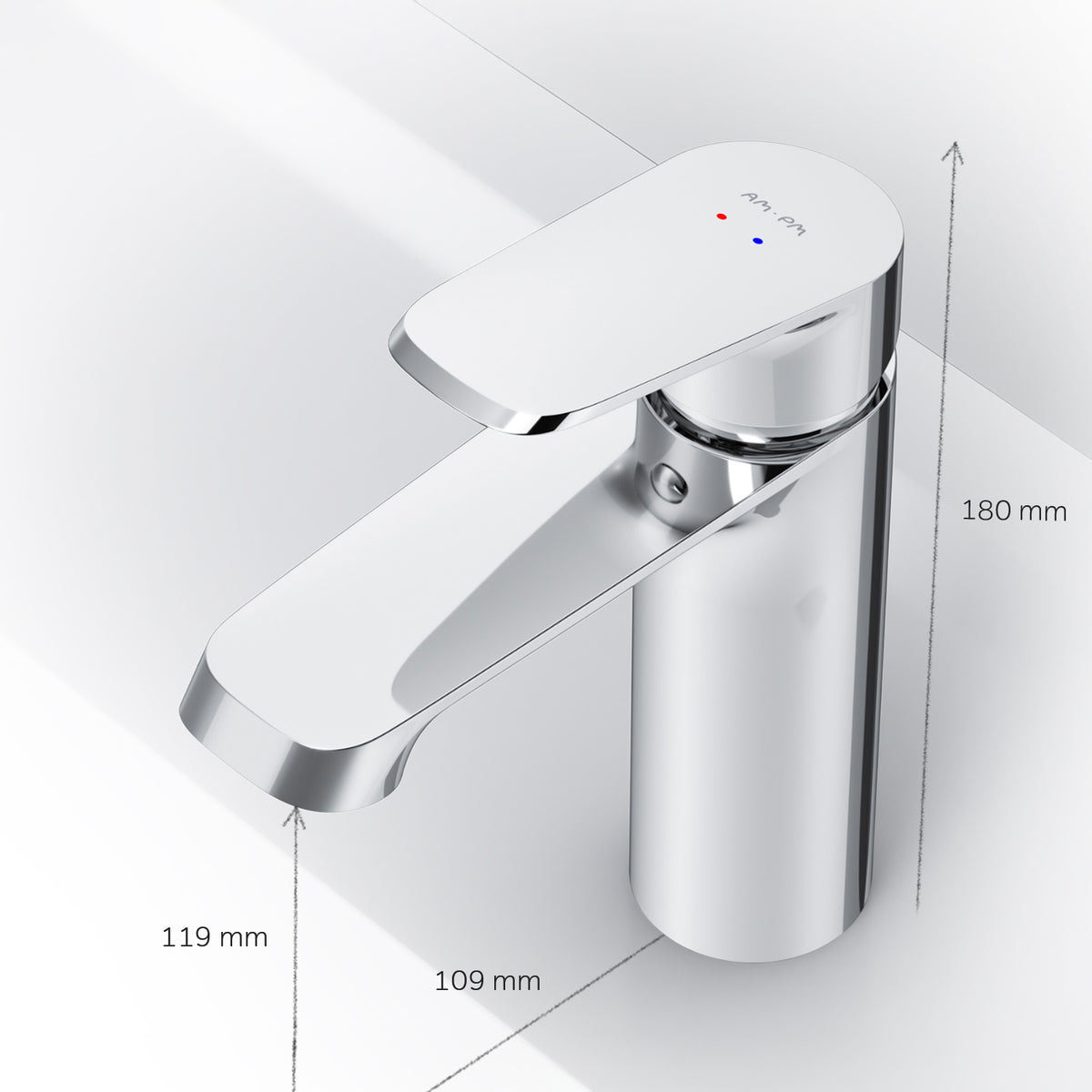 Robinet de lavabo Func avec bonde clic-clac–F8F82100