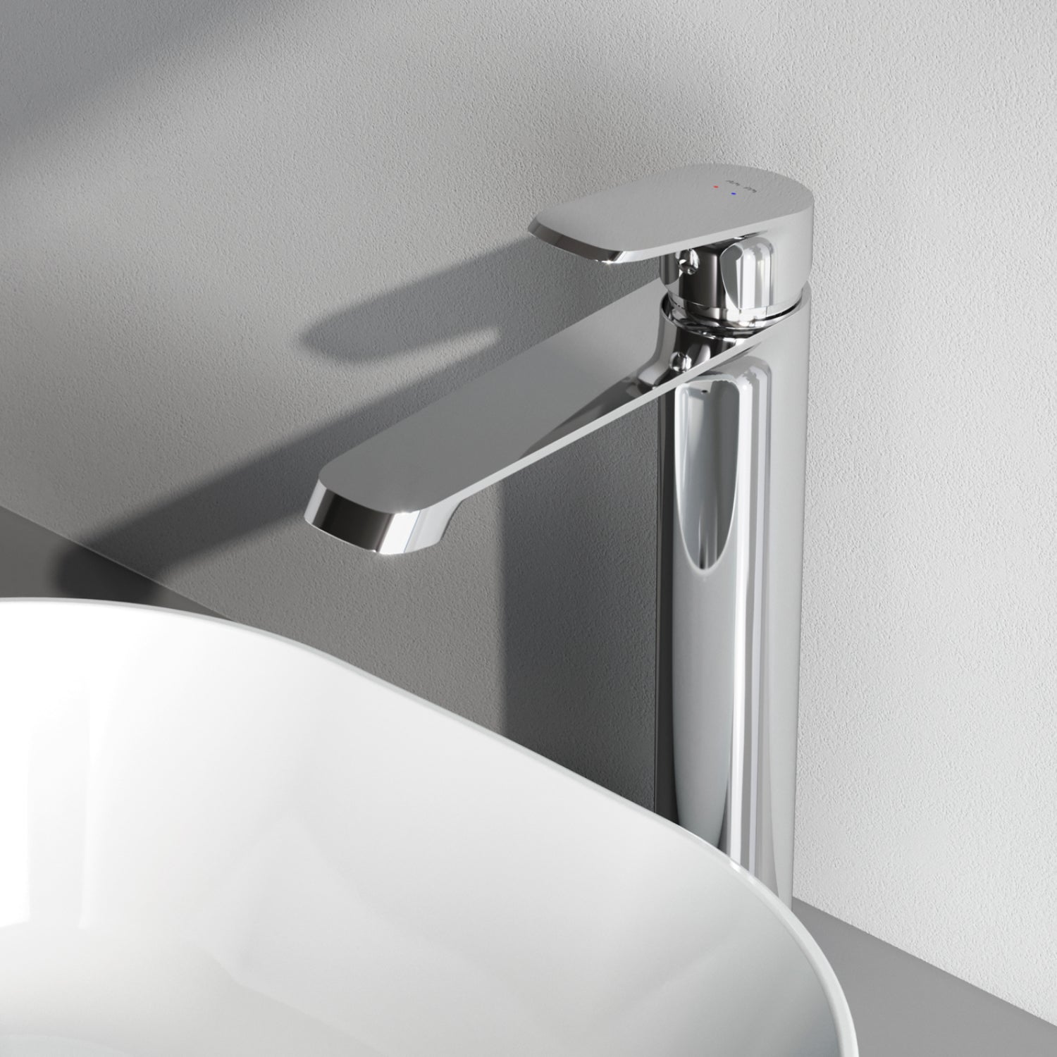 Robinet de salle de bain F8F92000, robinet de lavabo avec bec haut