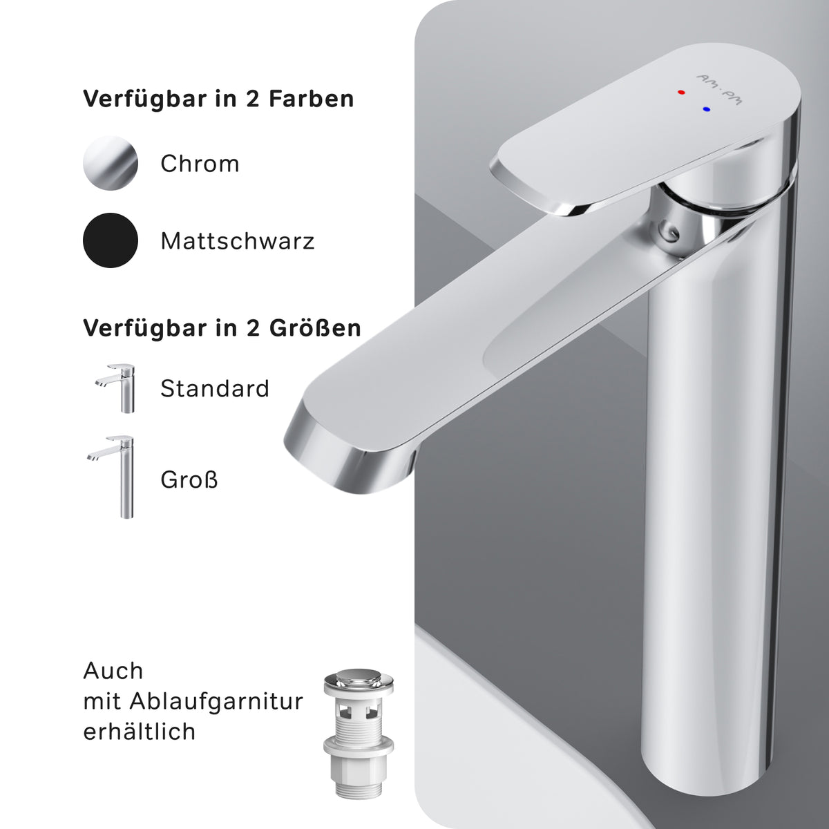 Robinet de lavabo haut Func–F8F92000