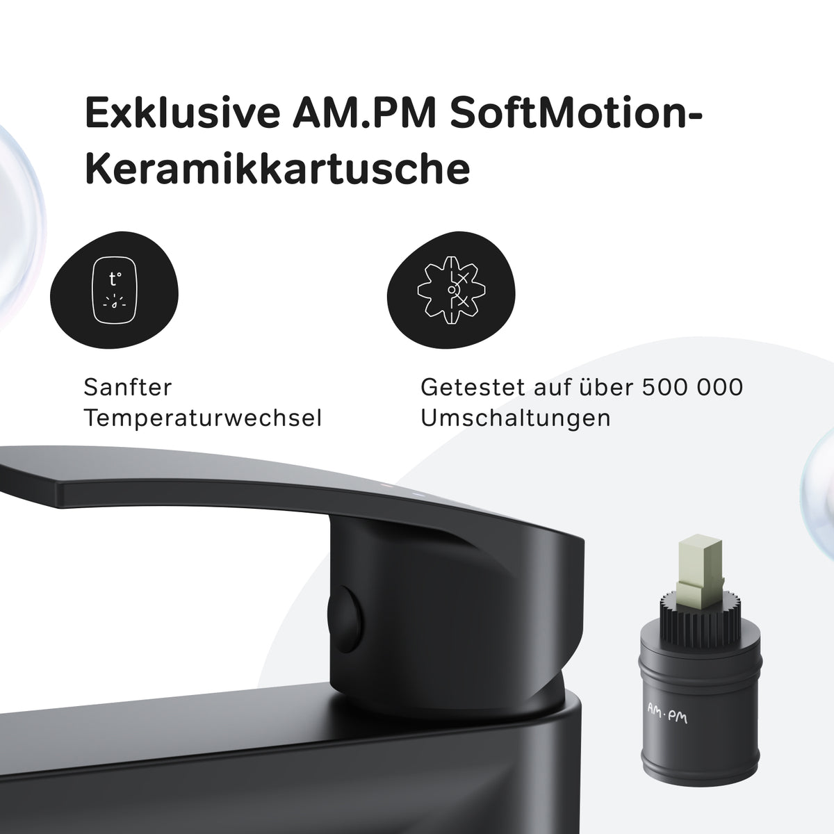Waschtischarmatur Play, Schwarz – F8Y02122