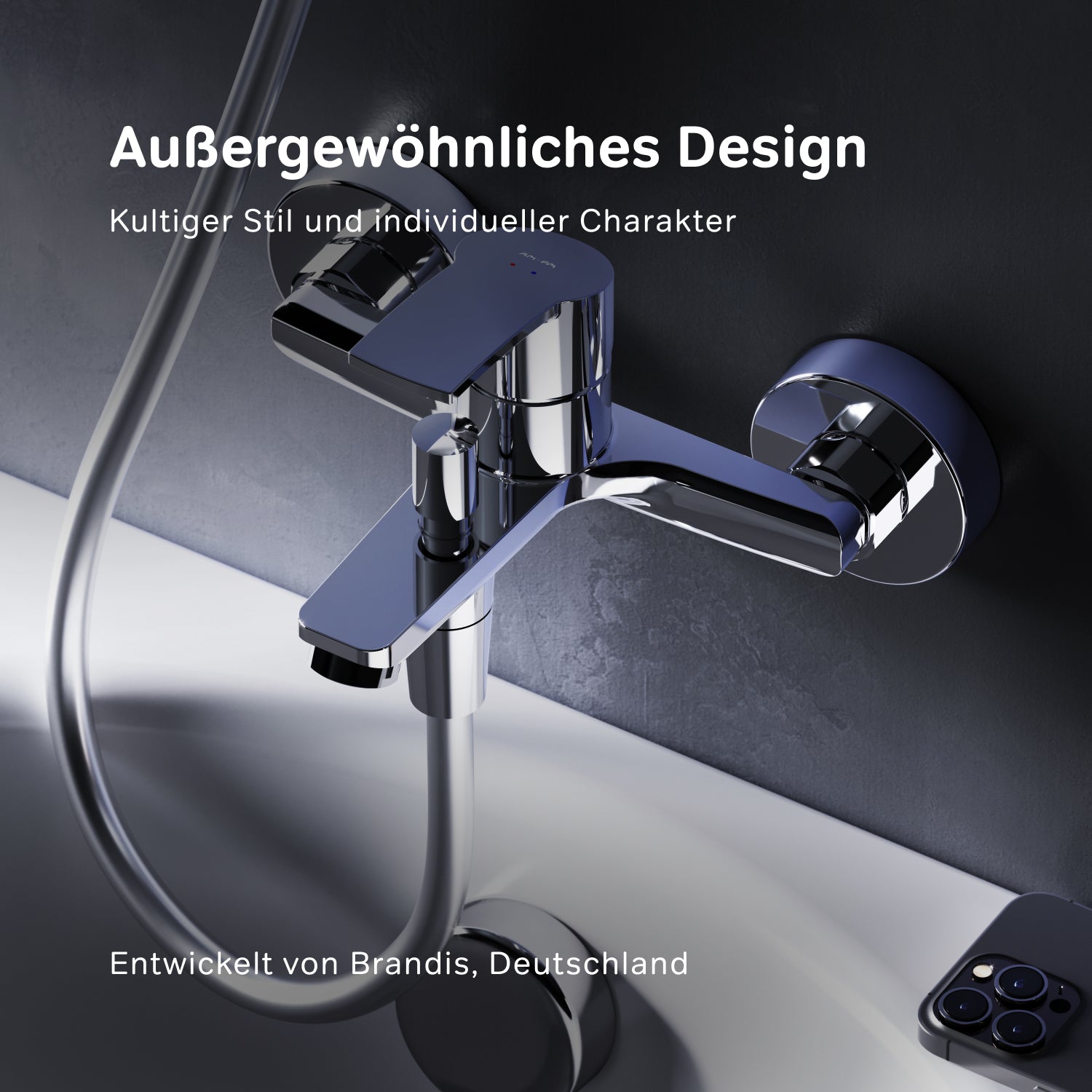 F8Y10000 Wannenarmatur Play Mischbatterie Badewanne Wasserhahn Bad