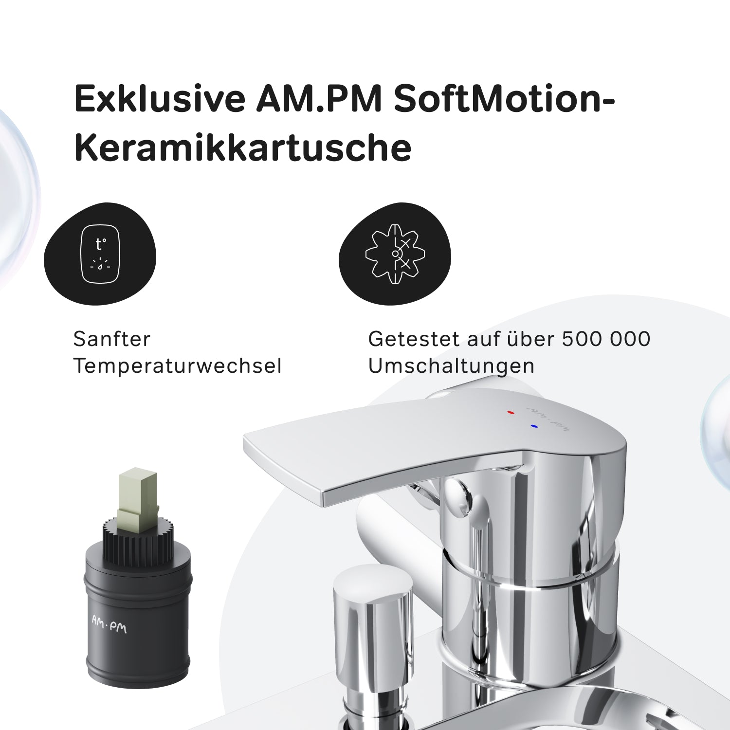 F8Y10000 Wannenarmatur Play Mischbatterie Badewanne Wasserhahn Bad