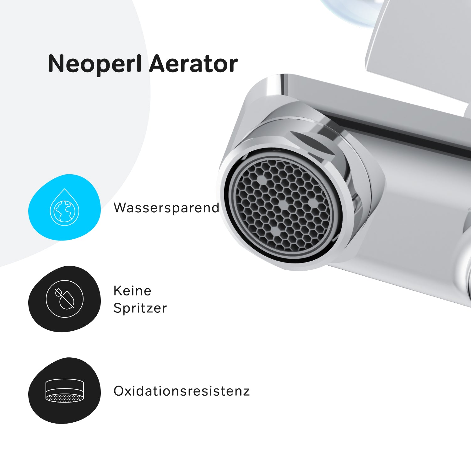 F8Y10000 Wannenarmatur Play Mischbatterie Badewanne Wasserhahn Bad