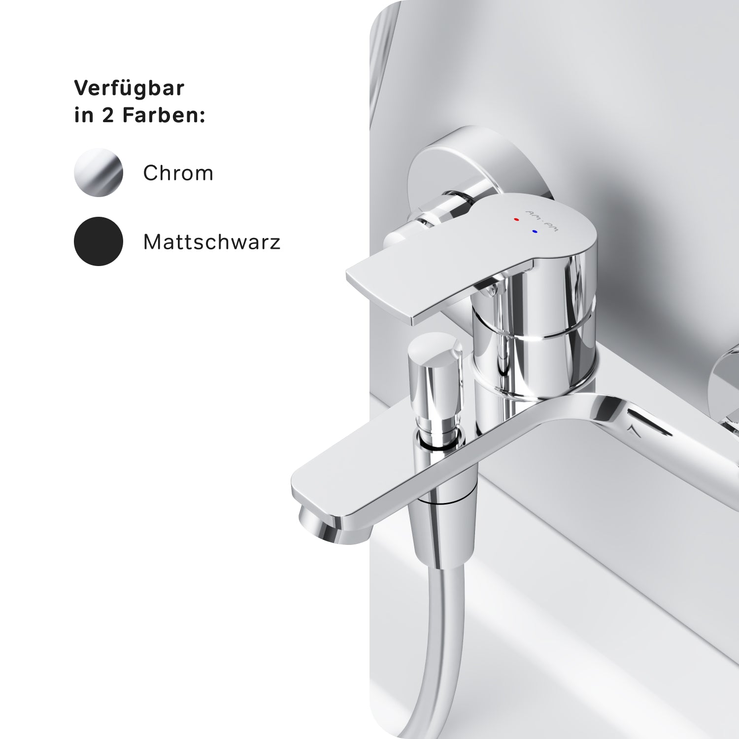 F8Y10000 Wannenarmatur Play Mischbatterie Badewanne Wasserhahn Bad