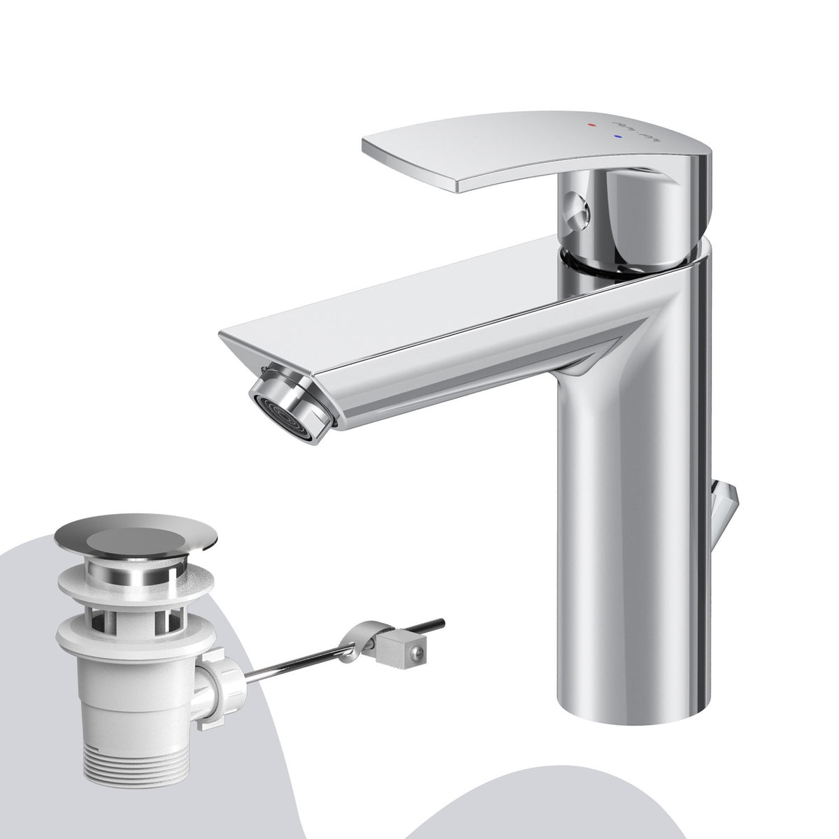 Robinet mitigeur de lavabo Play avec tirette–F8Y82100
