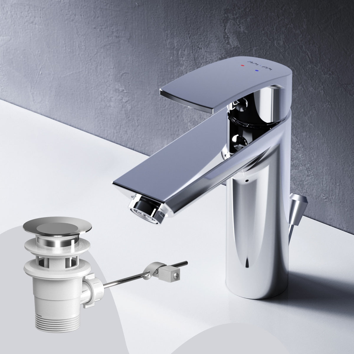 Robinet mitigeur de lavabo Play avec tirette–F8Y82100