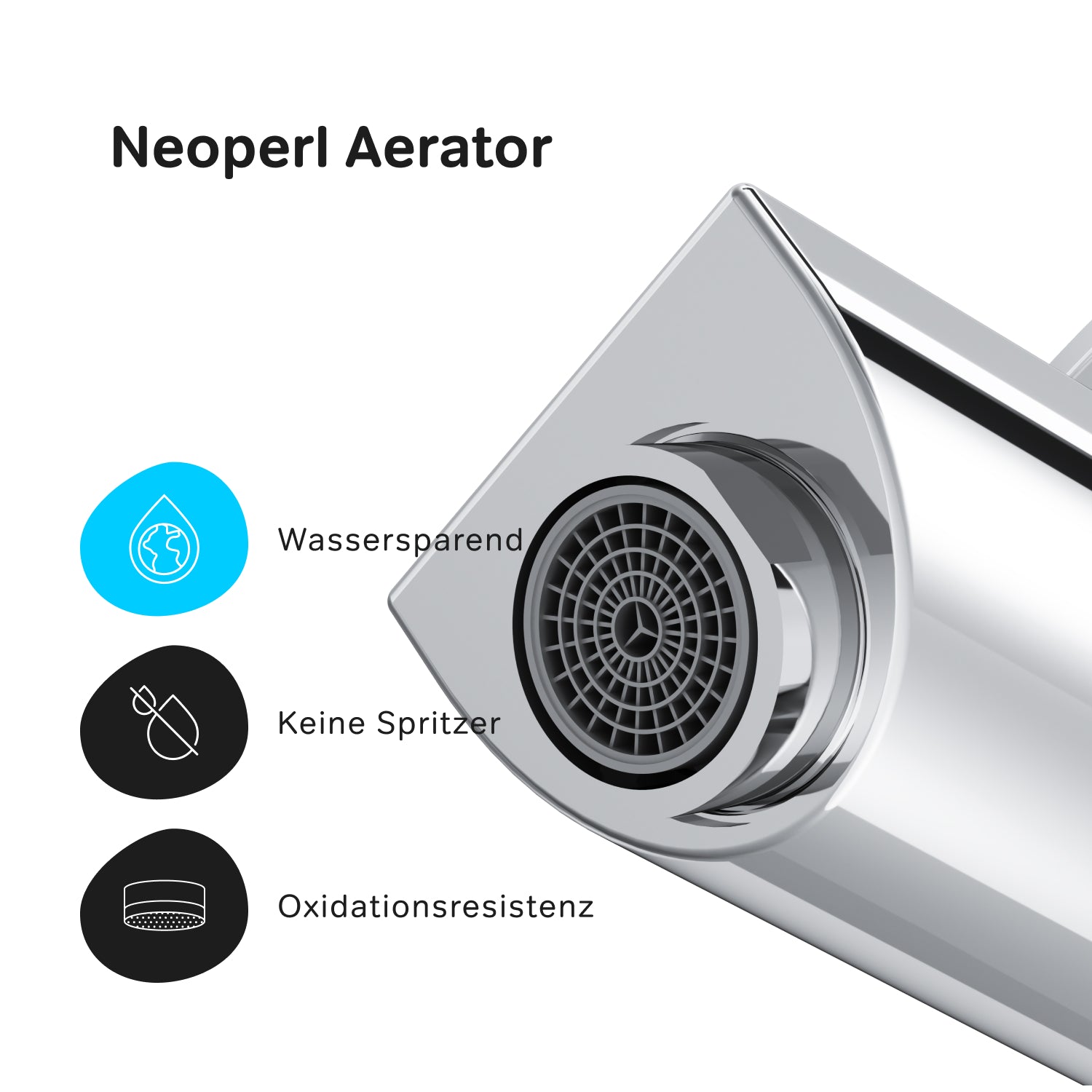 Robinet de salle de bain F8Y82100 avec robinet de lavabo et bonde